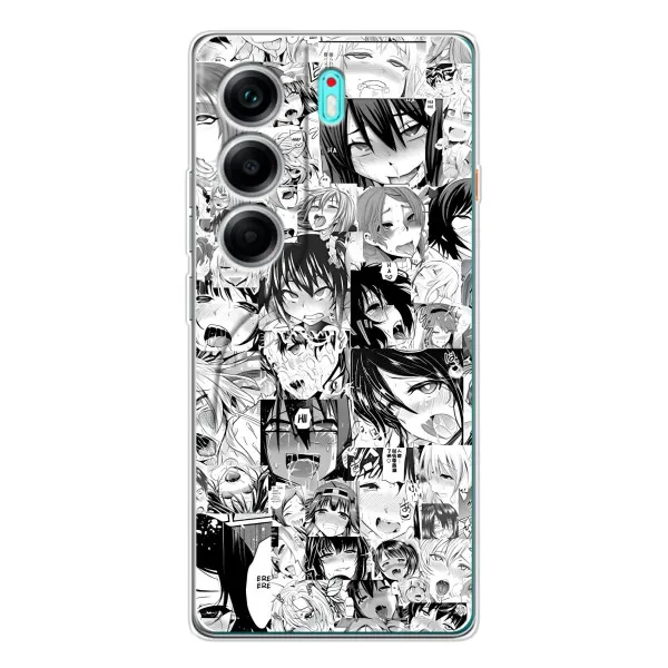 Чохол з принтом «Ahegao manga» для TECNO Camon 40