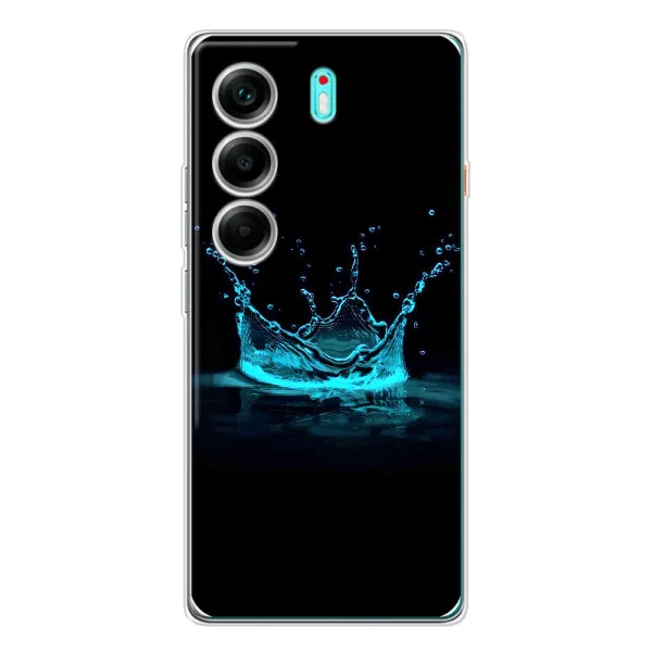 Чохол з принтом «Крапля корони» для TECNO Camon 40