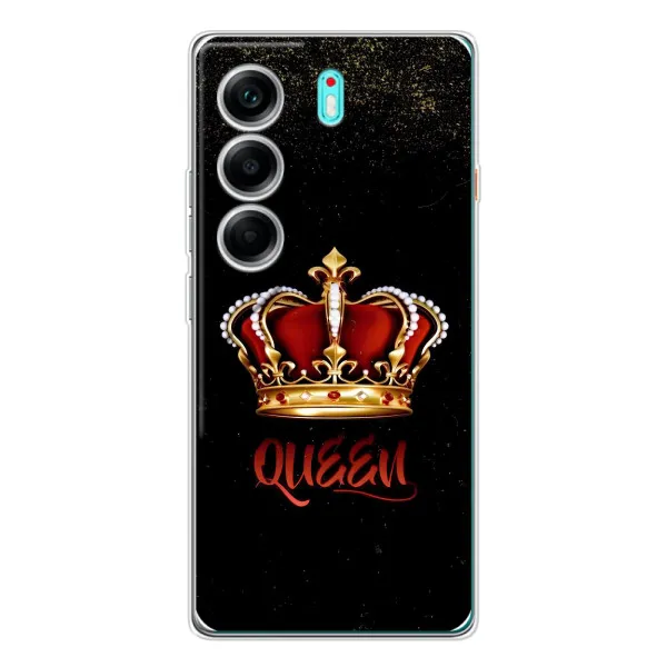 Чохол з принтом «Корона короля» для TECNO Camon 40