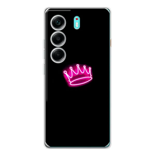 Чохол з принтом «Яскрава корона» для TECNO Camon 40