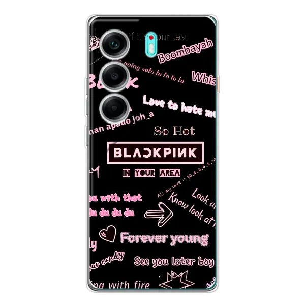 Чохол з принтом «BLACKPINK» для TECNO Camon 40