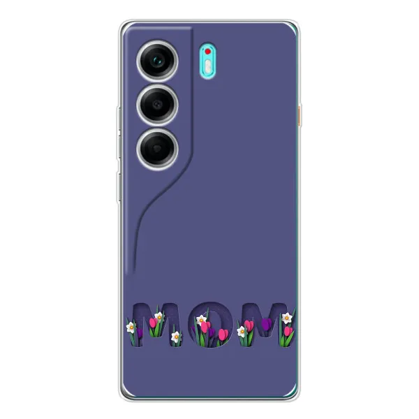 Чехол с принтом «Мама в цветах» для TECNO Camon 40