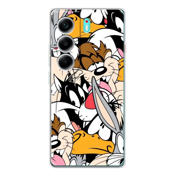 Чехол с принтом «Looney Tunes» для TECNO Camon 40
