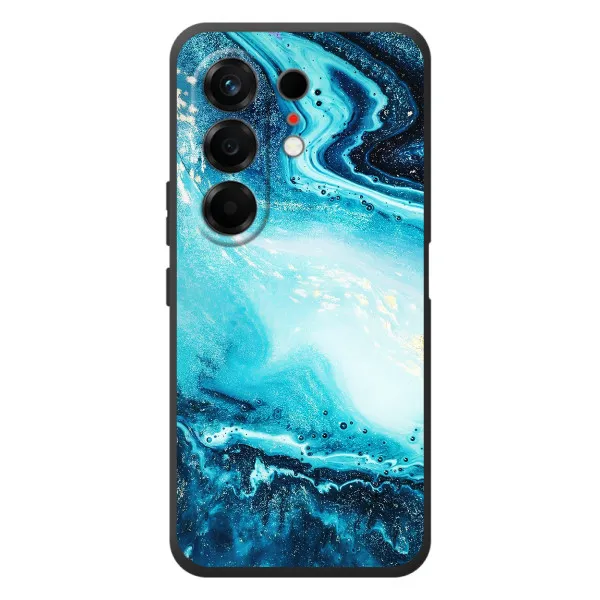 Чехол с принтом «Голубой мрамор» для TECNO Camon 50