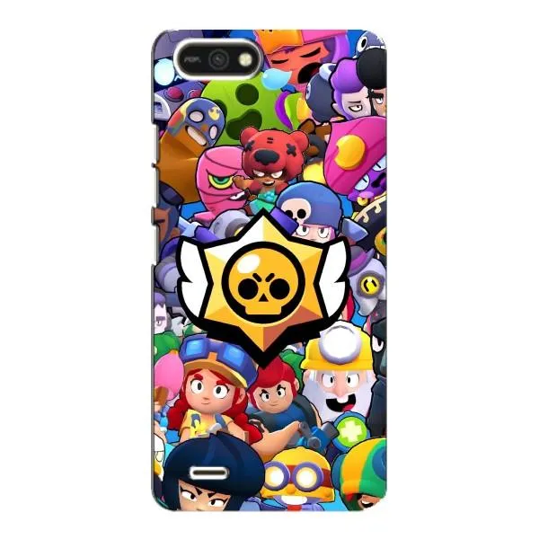 Чохол з принтом «Лого Brawl Stars» для TECNO POP 2F