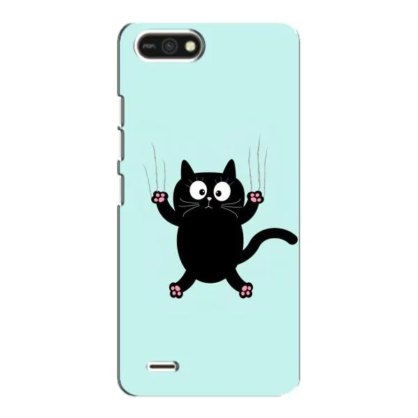 Чехол с принтом «Падающий кот» для TECNO POP 2F Чехол с принтом «Падающий кот» для TECNO POP 2F