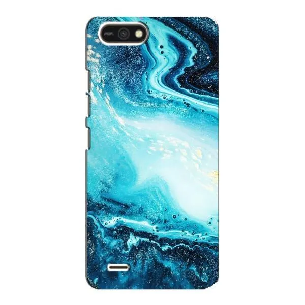 Чехол с принтом «Голубой мрамор» для TECNO POP 2F