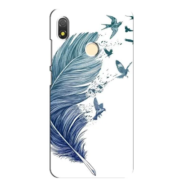 Чехол с принтом «Перышко» для TECNO POP 3