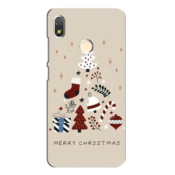 Чехол с принтом «Merry Christmas» для TECNO POP 3 Чехол с принтом «Merry Christmas» для TECNO POP 3