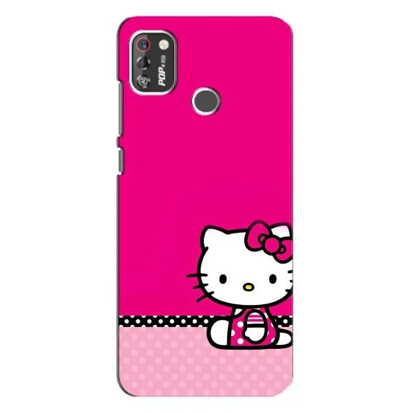 Чехол с принтом «Girl KITTY» для TECNO POP 4 Pro