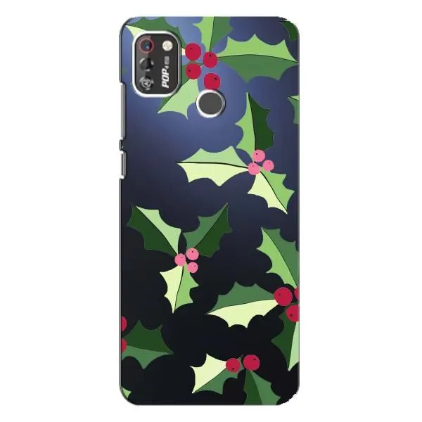 Чехол с принтом «Рождественский фон» для TECNO POP 4 Pro