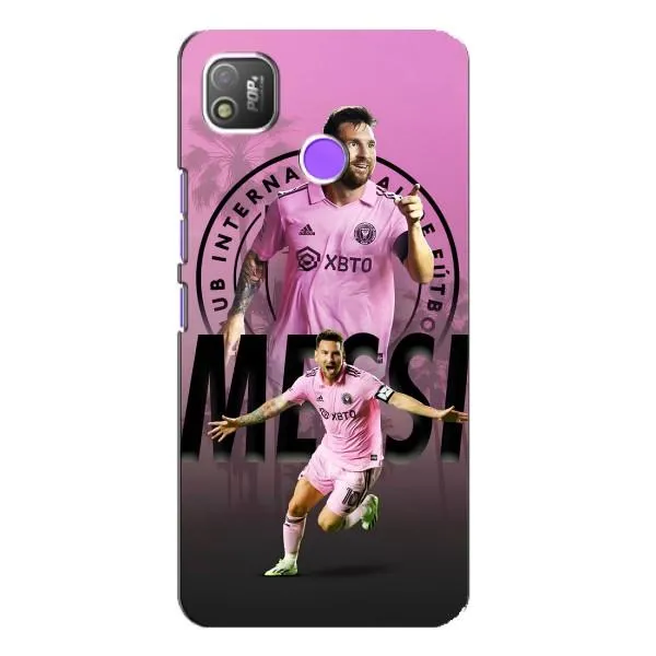 Чехол с принтом «Messi Miami» для TECNO POP 4 Чехол с принтом «Messi Miami» для TECNO POP 4
