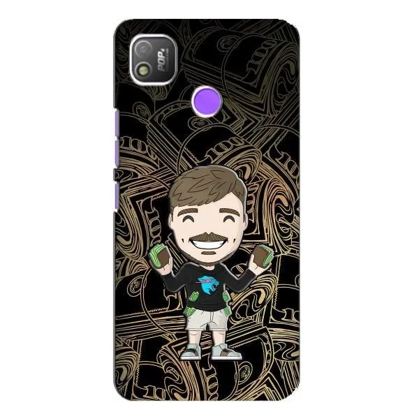 Чехол с принтом «Mister Beast» для TECNO POP 4