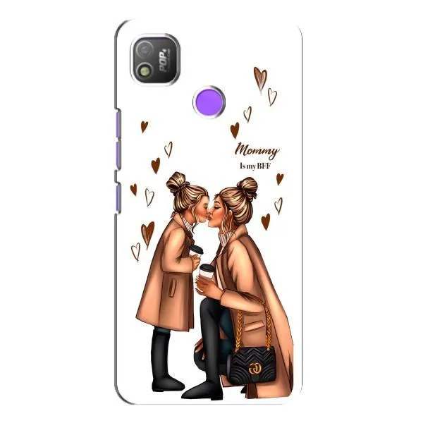 Чехол с принтом «Дочка и мама» для TECNO POP 4 Чехол с принтом «Дочка и мама» для TECNO POP 4