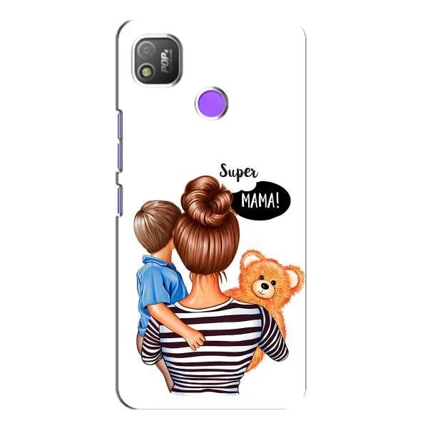 Чехол с принтом «Мама с сыном» для TECNO POP 4 Чехол с принтом «Мама с сыном» для TECNO POP 4