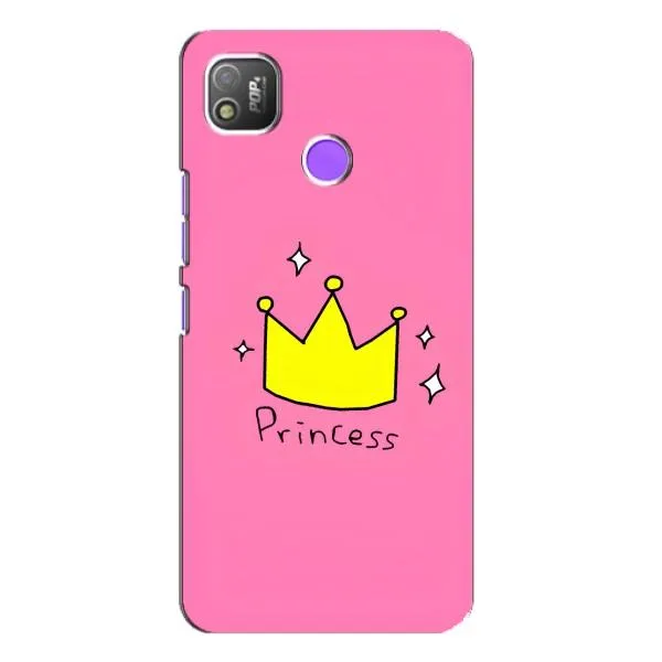 Чохол з принтом «Princess» для TECNO POP 4 Чохол з принтом «Princess» для TECNO POP 4