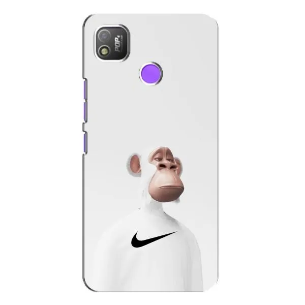 Чехол с принтом «обезьяна NFT Nike» для TECNO POP 4