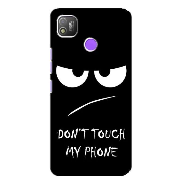 Чохол з принтом «Dont Touch» для TECNO POP 4