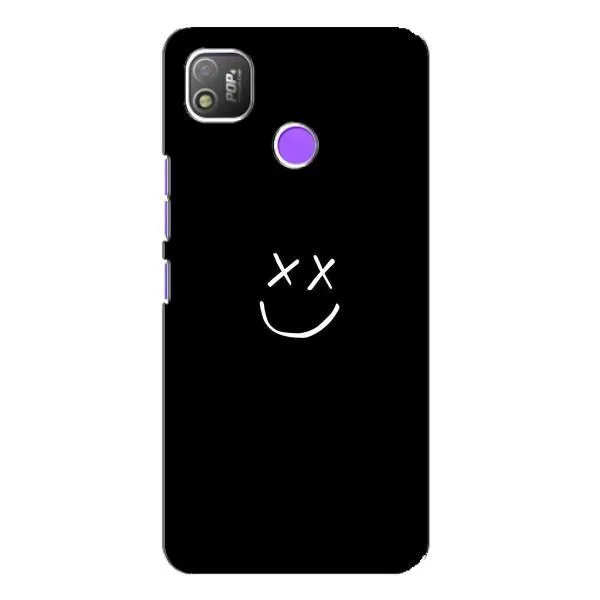 Чохол з принтом «Смайл» для TECNO POP 4