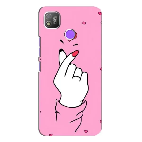 Чехол с принтом «Знак Love» для TECNO POP 4