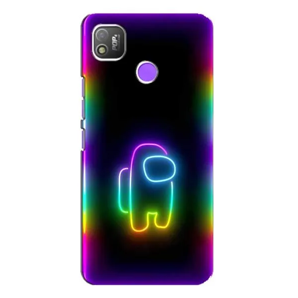 Чехол с принтом «Яркий скин» для TECNO POP 4