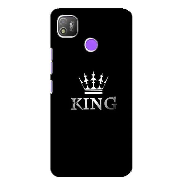 Чохол з принтом «KING» для TECNO POP 4