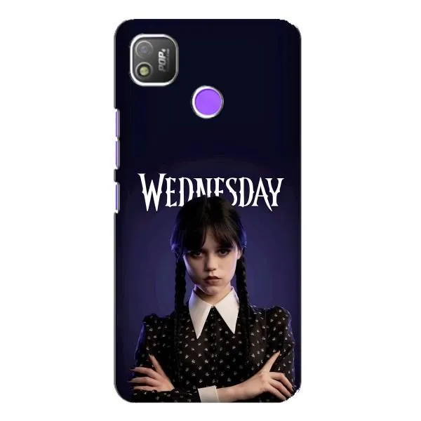 Чохол з принтом «Wednesday» для TECNO POP 4