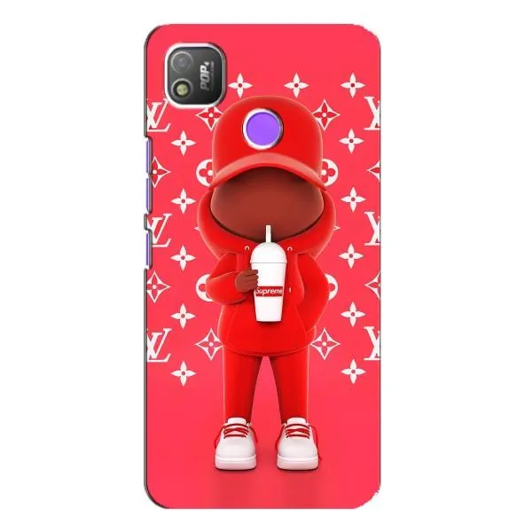 Чехол с принтом «Модный стиль» для TECNO POP 4