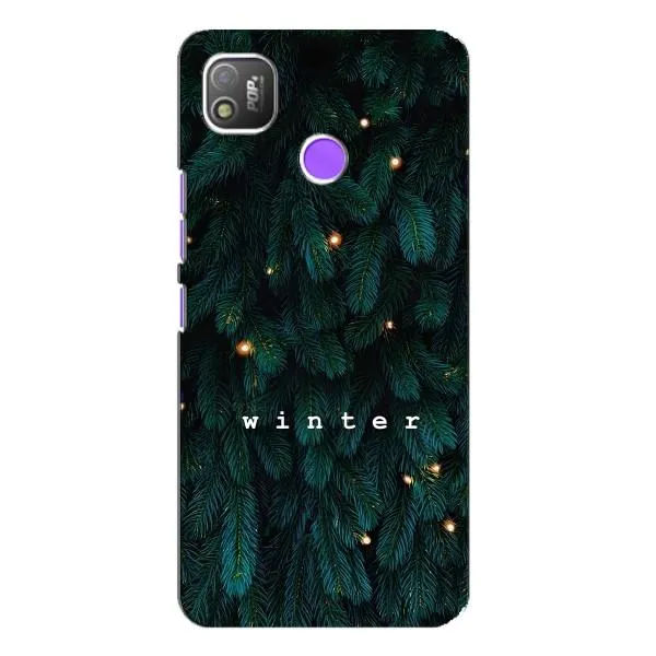 Чехол с принтом «Winter» для TECNO POP 4