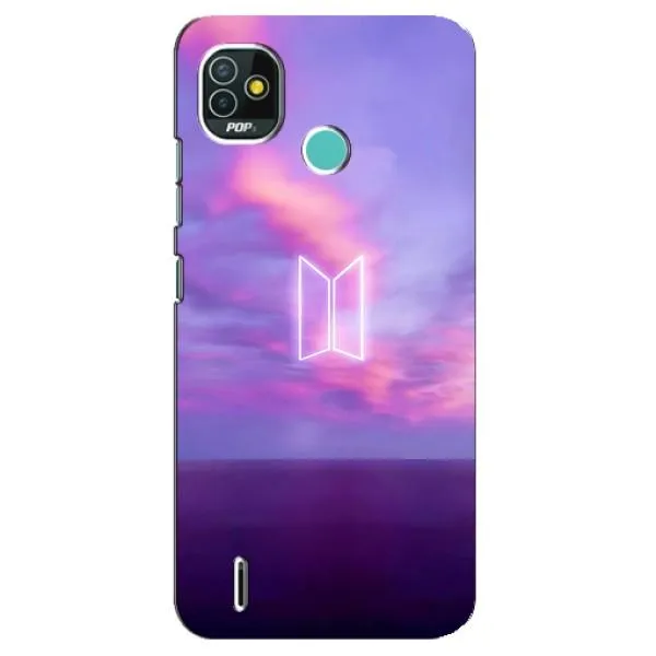 Чехол с принтом «BTS логотип» для TECNO Pop 5 (BD2p)