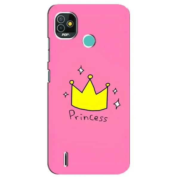 Чохол з принтом «Princess» для TECNO Pop 5 (BD2p)