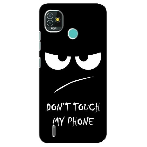 Чохол з принтом «Dont Touch» для TECNO Pop 5 (BD2p)