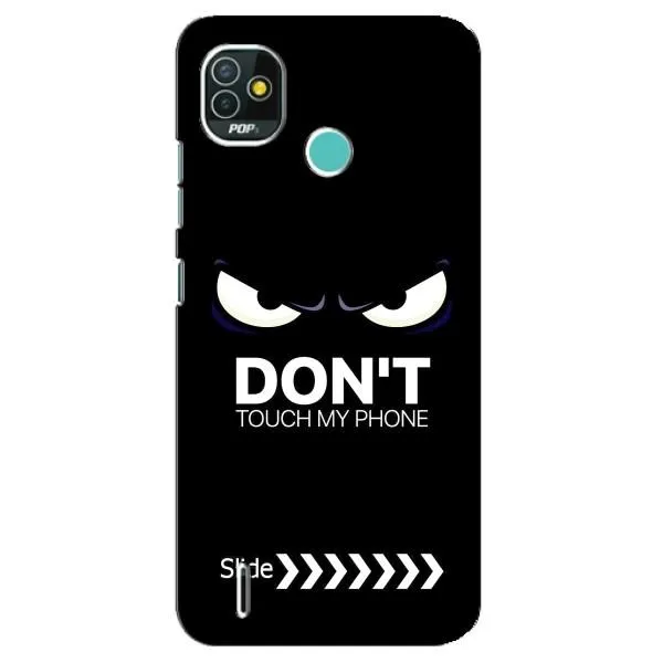 Чохол з принтом «Не чипай телефон» для TECNO Pop 5 (BD2p)
