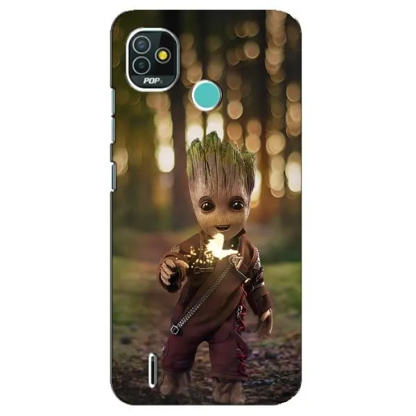 Чохол з принтом «I am Groot» для TECNO Pop 5 (BD2p)