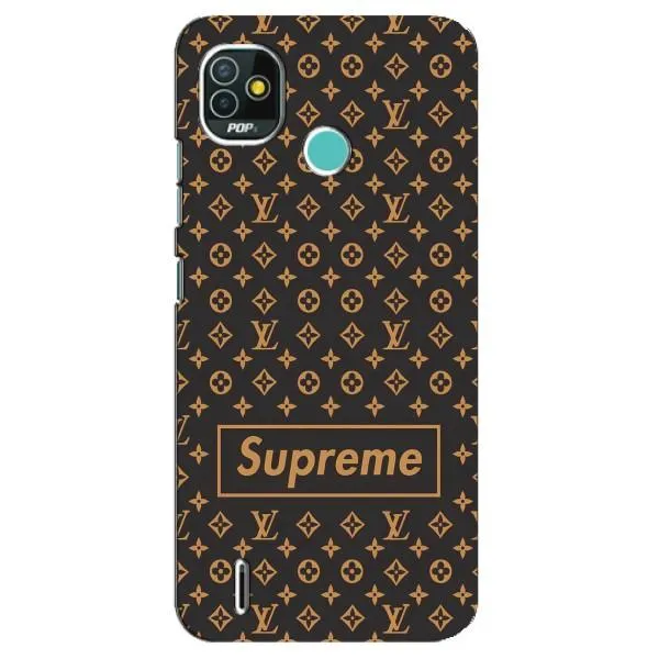 Чохол з принтом «Supreme LV» для TECNO Pop 5 (BD2p)