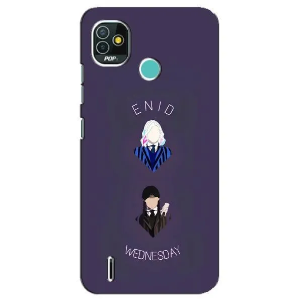 Чехол с принтом «Уэнздей и подруга» для TECNO Pop 5 (BD2p) Чехол с принтом «Уэнздей и подруга» для TECNO Pop 5 (BD2p)