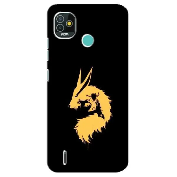 Чехол с принтом «силуэт Курама Наруто» для TECNO Pop 5 (BD2p)