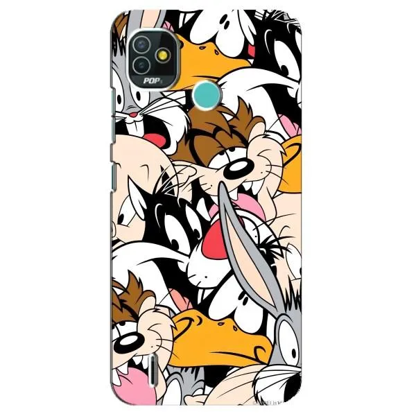 Чехол с принтом «Looney Tunes» для TECNO Pop 5 (BD2p)