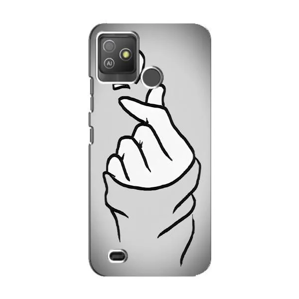 Чехол с принтом «Значок Love» для TECNO Pop 5 GO