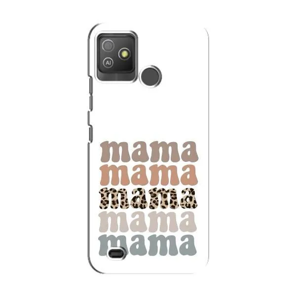 Чехол с принтом «Текстовый коллаж мама» для TECNO Pop 5 GO Чехол с принтом «Текстовый коллаж мама» для TECNO Pop 5 GO