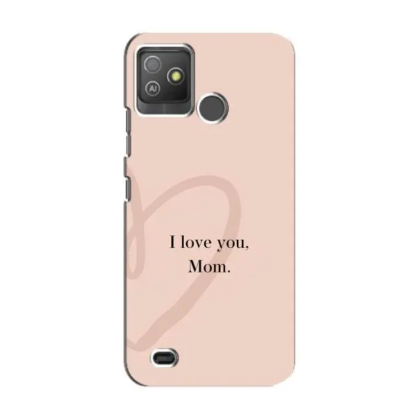 Чехол с принтом «Сердце маме» для TECNO Pop 5 GO Чехол с принтом «Сердце маме» для TECNO Pop 5 GO
