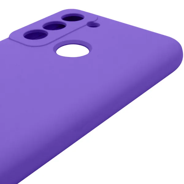 Чехол Silicone Cover Lakshmi Full Camera (AAA) для TECNO Pop 5 LTE — Фиолетовый — фото 1