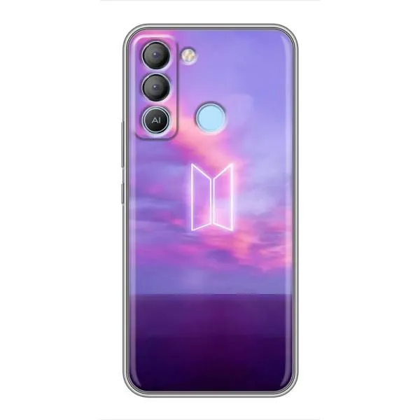 Чохол з принтом «BTS логотип» для TECNO Pop 5 LTE