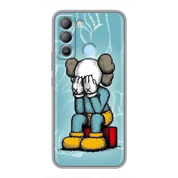 Чехол с принтом «Плач Bearbrick» для TECNO Pop 5 LTE
