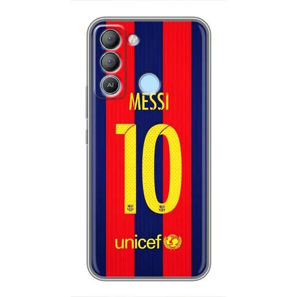 Чохол з принтом «Messi Barca 10» для TECNO Pop 5 LTE Чохол з принтом «Messi Barca 10» для TECNO Pop 5 LTE