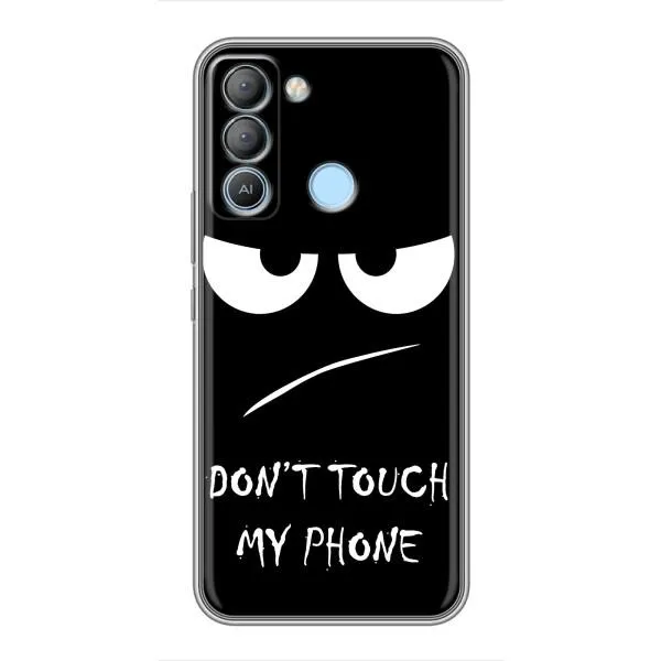 Чохол з принтом «Dont Touch» для TECNO Pop 5 LTE