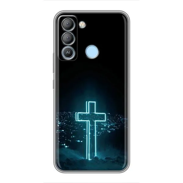 Чехол с принтом «Крест и город» для TECNO Pop 5 LTE Чехол с принтом «Крест и город» для TECNO Pop 5 LTE