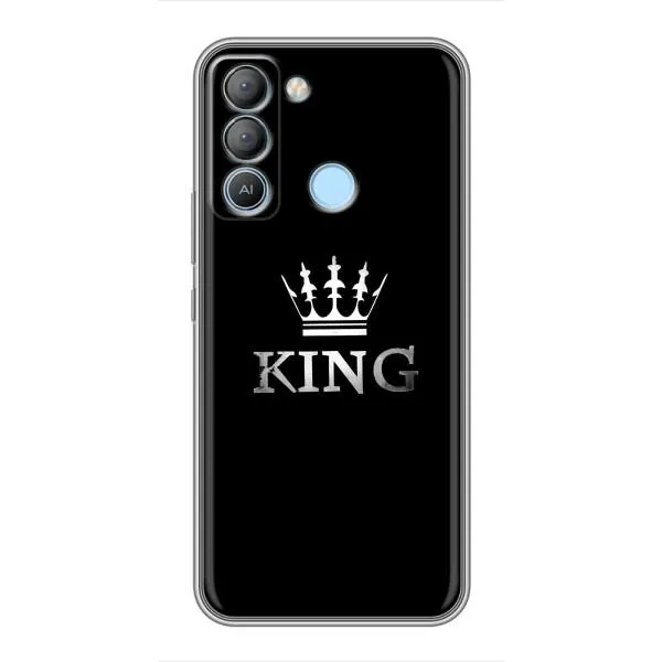 Чехол с принтом «KING» для TECNO Pop 5 LTE