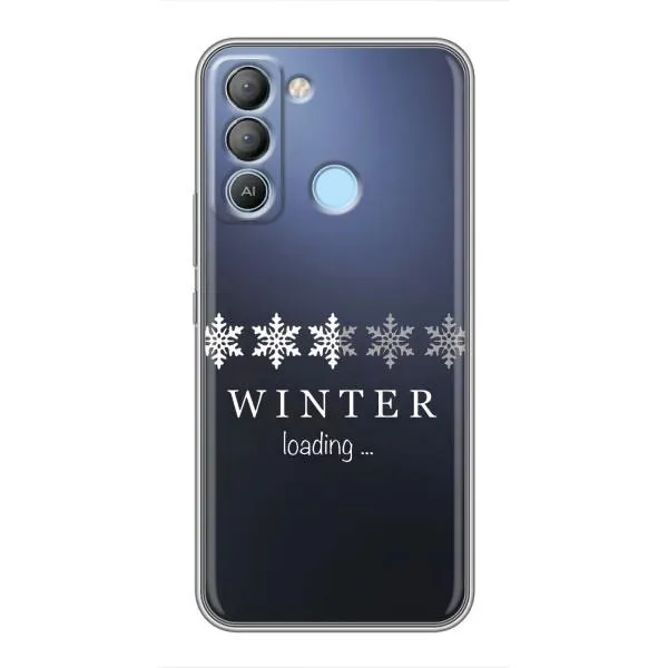 Чехол с принтом «Winter loading» для TECNO Pop 5 LTE
