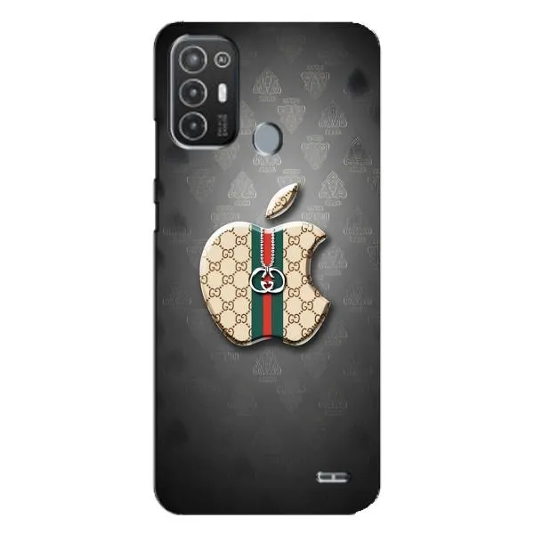 Чехол с принтом «Apple gucci» для TECNO Pop 6 Pro (BE8)